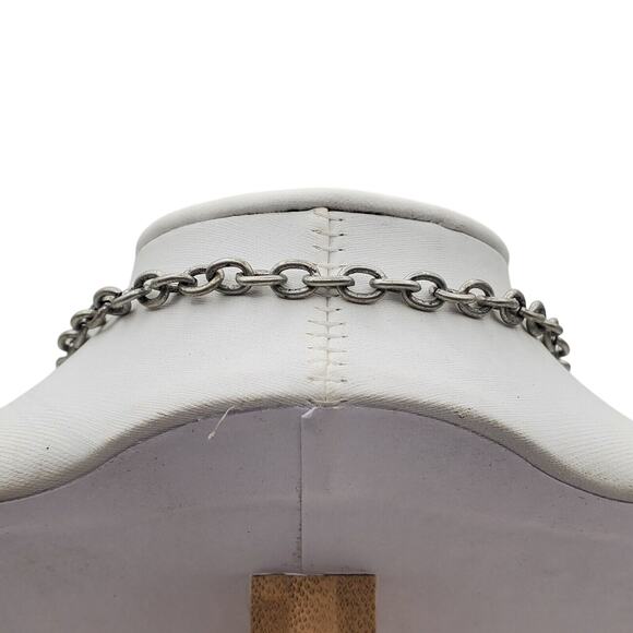 Retro Live Hope Joy Necklace Tassel Beaded Gold Silver Copper Chain Inspiration - Picture 5 of 6